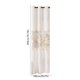 thumbnail image 3 of Openwork Embroidered Curtains Semi Shade Curtains Polyester Curtains Decorative Curtains Through The Rod Models Curtains 1 Pcs Pack, 3 of 6