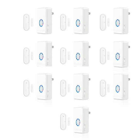 GREENCYCLE Wireless Motion Sensor Door Chime,RDoor Chime for Business when Entering,Door Chimes,Door Ringer with 600 ft Range,Night Light Function,For Shopping Centers, Homes and Offices,1PK