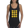thumbnail image 1 of Womens Emoji Group Tank Top, 1 of 5