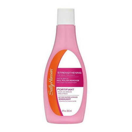Sally Hansen Strengthening Formula Nail Polish Remover, 8 Oz
