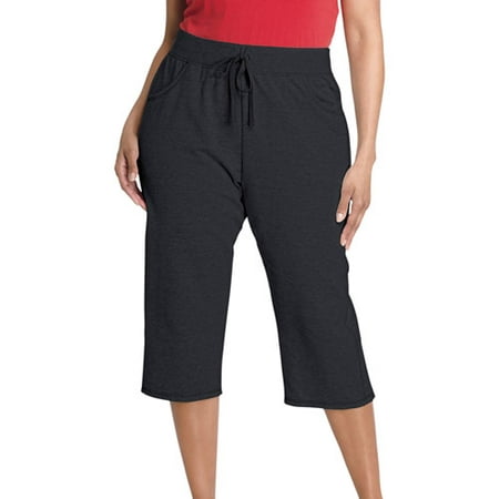 Just My Size - by Hanes Women's Plus-Size Essential French Terry Capris ...