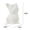 thumbnail image 6 of Hello Hobby Paintable French Bulldog Figure, White Ceramic 6" to Paint, Craft Base, 6 of 8