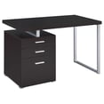 thumbnail image 4 of Coaster 800519 Home Furnishings Desk, Cappuccino, 4 of 11