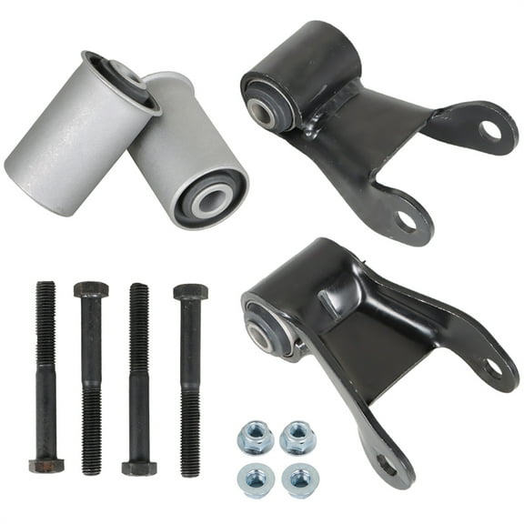 LABLT 2Pcs Rear Leaf Spring Shackle Repair Kit for Chevy C/K Gmc Pickup Truck 722-006 Fits select: 1997-2017 CHEVROLET EXPRESS G2500, 1992-1999 CHEVROLET GMT-400 C1500