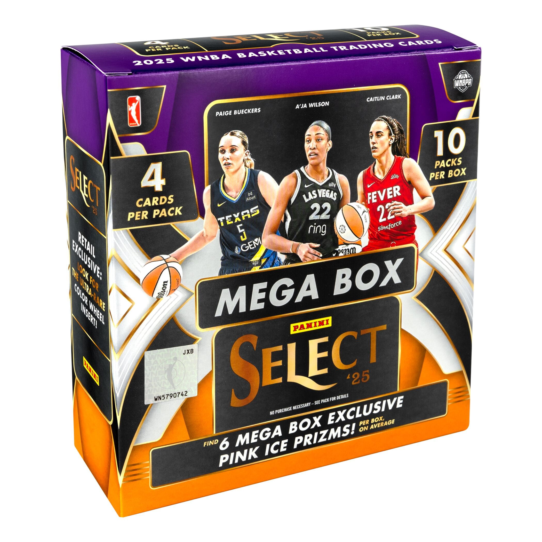 2025 Panini WNBA Select Trading Cards Mega Box