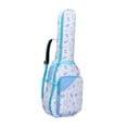 thumbnail image 2 of HILABEE Guitar Gig Bag with Adjustable Shoulder Straps Guitar Storage Box blue, 2 of 9