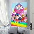 thumbnail image 3 of True y el Reino Arcoíris Cuadro decorativo colgante - Arte de pared - Póster enmarcado - Decoración de pared - Regalos para familia, amigos y aficionados 40*60 cm, 3 of 6