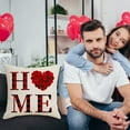 thumbnail image 1 of Liquidation! Panxico Décorations de la Saint-Valentin, Coussins de la Saint-Valentin, Série à Carreaux Rouges Coussin Imprimé en Lin pour la Saint-Valentin, Appuyez sur une Atmosphère Festive 1 Pcs, Décor de la Saint-Valentin, Coussins à Lancer, 1 of 6