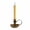 Gold, variant on Vintage Handheld LED Taper Candle Holders Dripping Wax Electronic Flameless Candle Light Black Hammered Metal Candlestick Tabletop Halloween Ornament by XSAOP
