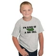thumbnail image 5 of Kind Of Big Dill Food Funny Pickle Crewneck T Shirts Boy Girl Teen Brisco Brands XS, 5 of 6