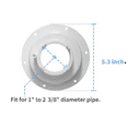 thumbnail image 7 of RV Plumbing Vent Cap RV Roof Vent Cap RV Roof Sewer Vent Cover for 1 to 2 3/8 Inch Pipe HJ403 Light Gray, 7 of 7