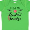 thumbnail image 4 of Inktastic I Love My Grandma and Grandpa Heart and Arrows Boys or Girls Baby Bodysuit, 4 of 5
