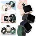 thumbnail image 2 of piezas de pulseras de repuesto compatibles con Xiaomi Mi Watch Lite/Redmi Watch Lite, pulseras de silicona (5 colores), 2 of 5