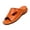 Brown, variant on Womens Summer Dressy Orthopedic Sandals Flat Breathable Arch Support Orthopedic Wide Width Leather Wedge Bunion Comfort Toe Ring Flat Casual Flip Flops