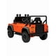 thumbnail image 4 of PINGÜE® Montable Eléctrico Niños Land Rover® Defender 110 SVX Licencia Oficial | Control Remoto 2.4 GHz | Batería 12V 7AH |8 Km/h | 2 Motores 390 |Luces LED, Música, Radio| ORANGE, 4 of 7