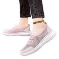 thumbnail image 2 of Domuza Orthopedic Shoes for Women New Breathable Sneaker Comfortable Non Slip on Sneakers Lightweight Arch Support Soft Foam Cushion Pink 9（EU-42）, 2 of 7