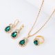 thumbnail image 3 of Xihbxyly Conjunto de Joyas de Gota de Agua, Impresionante Collar con Colgante, Elegantes Pendientes y Pulsera, Perfecto para Fiestas y Aniversarios, Regalo de San Valentín, Accesorio para Mujeres y N, 3 of 7