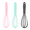 pink+cyan+gray, variant on 3 Pcs Premium Colorful Kitchen Mini Silicone Whisks - Mini Whisk Set Egg Beater for Stirring Cooking.