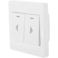 thumbnail image 4 of SHISUYAN White ABS Garage Door Switch for Home Use 2-button Commercial Grade Durable Wall Mountable, 4 of 8
