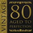 thumbnail image 3 of CafePress - Fancy Vintage 80Th Birthday Men's Dark Pajamas - Men's Dark Loose Fit Cotton Pajama Set, 3 of 7