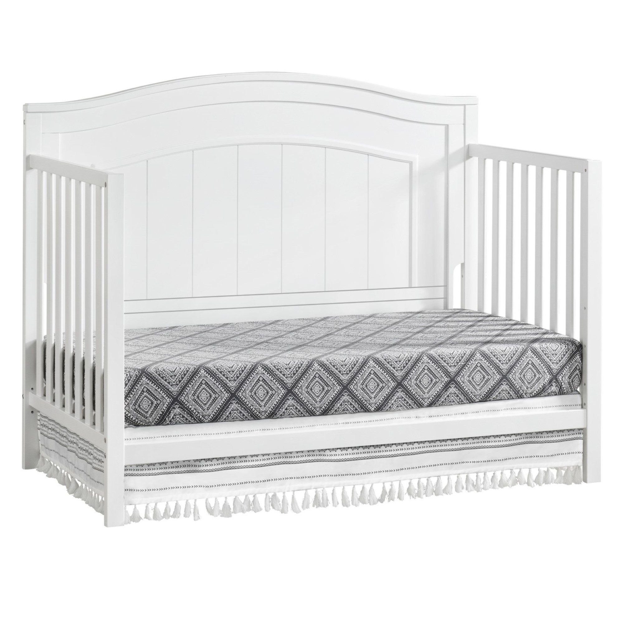 Oxford Baby North Bay 4-in-1 Convertible Crib, Snow White, GREENGUARD Gold Certified, Wooden Crib - image 3 of 4
