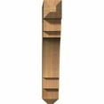 thumbnail image 4 of Ekena Millwork 3 1/2"W x 18"D x 22"H Balboa Craftsman Smooth Bracket, Douglas Fir, 4 of 4