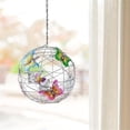 thumbnail image 5 of 2pcs Hanging Solar Light Round Ball with Colorful Butterfly with Weaving String Special Gift for Garden Patio Gazebo Decor Camping, 5 of 8