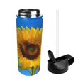 Easygdp Blue Sky Sunflower 18oz Sports Insulated Kettle With Straw