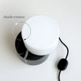 thumbnail image 4 of ZigZag 6" Black Marble LED Table Lamp with Crescent Moon Design, Rotatable Shade, 4 of 5