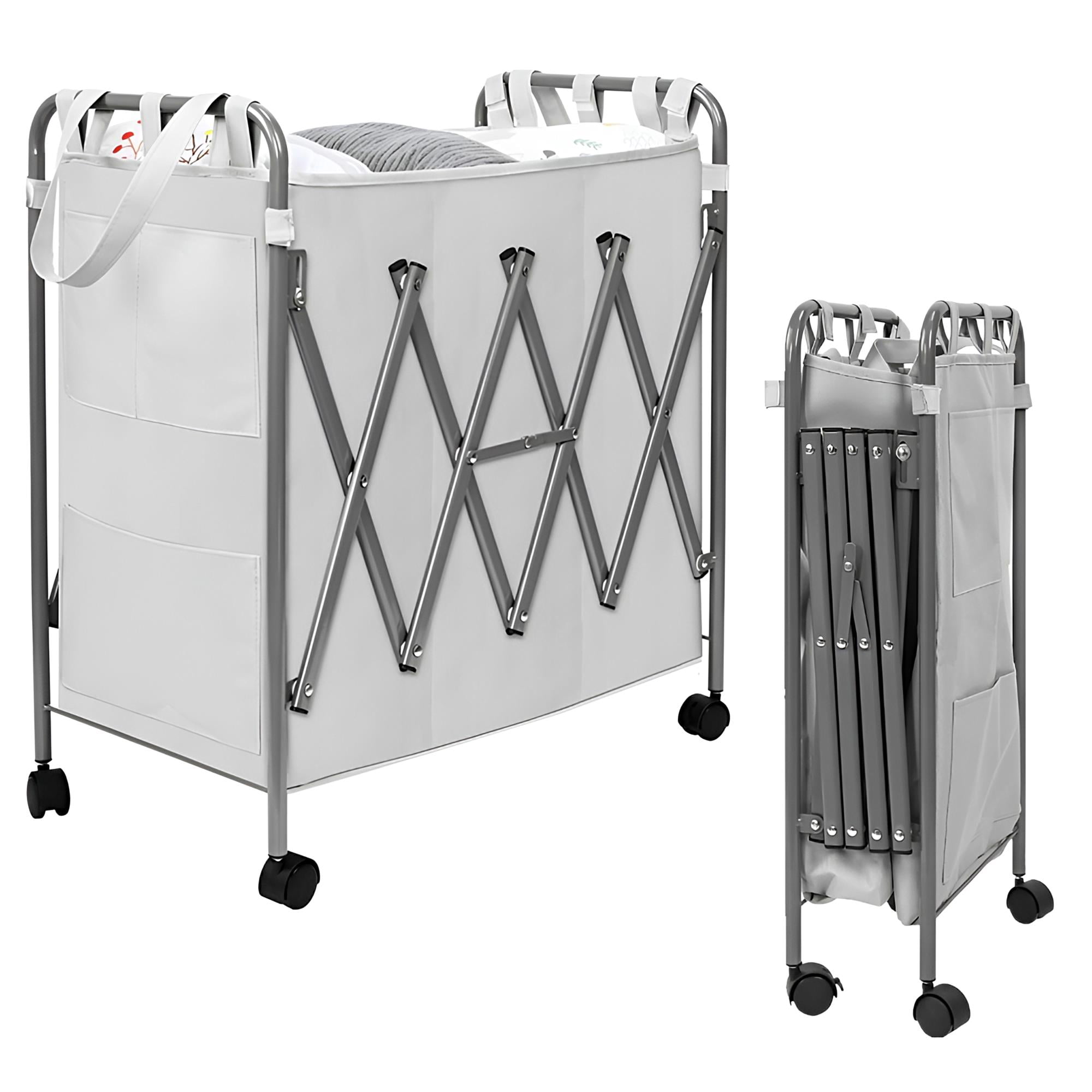 Chariot De Rangement Sous Lit Avec Roulettes - Blanc - Whitmor
