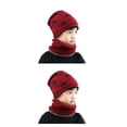 thumbnail image 4 of Guardurnaity Sombrero de invierno para niños Kit de calentador de cuello para niños Estrella de cinco puntas Ciclismo de pesca Type3 NO3, 4 of 6