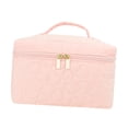 thumbnail image 2 of Estuche para cosméticos,Bolsa de maquillaje de viaje de algodón Bolsa de maquillaje acolchada,Neceser de viaje de gran capacidad para artículos de tocador y cosméticos,Bolsa organizadora de, 2 of 8