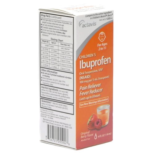 Children's Ibuprofen Cherry Flavor Pain Reliever & Fever Reducer, 4 Fl