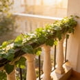 thumbnail image 7 of Yhmxh 5 Pack Artificial Green Leaves Vine Garlands, Green Hanging Ivy with Leaves, Artificial Greenery Hanging Vines for Wall, Ceiling, Patio, Wedding Party Home Indoor Outdoor Green Decoration, 7 of 7