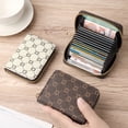 thumbnail image 3 of Zipper Around Credit Card Holder, Mini Printed Clutch Coin Purse, Portable Card Wallet With Multi Card Slots, 3 of 6