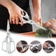 thumbnail image 2 of Tijeras de cocina de acero inoxidable resistentes y multiusos para cortar carne, aves y verduras, 2 of 8