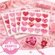 thumbnail image 2 of Stickers de corazones 288 piezas impermeables reutilizables 3 x 3 cm, 2 of 7