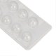 thumbnail image 3 of Lot de 10 embouts tifs haute transparence, double couche, fermés, confortables, antistatiques, pour aides tives, 8 mm, 3 of 4