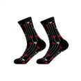 thumbnail image 2 of MOJOGO Crew Socks for Men And Women Cozy Stretchy Love Heart Stocking Holiday Gift Moisture Wicking Valentine's Day Socks, 2 of 5