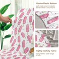 thumbnail image 5 of Yayeee 2 Pack Dining Chair Covers Stretch Parson Chairs Slipcovers Seat Protector, Pink Popsicle Pattern, 5 of 6
