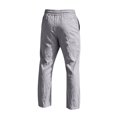 thumbnail image 5 of Men's Casual Linen Pants Summer Beach Trousers Loose Fit Straight-Legs Elastic Drawstring Waist Yoga Trousers Dark Gray 2XL, 5 of 7