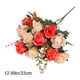 thumbnail image 3 of Rosas artificiales de seda | Ramo de rosas artificiales multicolores realistas para bodas y decoración del hogar | Paquete de 1 pieza, 3 of 6