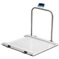 thumbnail image 2 of Brecknell Balance de Fauteuil Roulant, Capacité de 1000 lb, Écran LCD, Facile et Simple à Utiliser, Construction en Acier, Profil Bas, Poignées et Roues, Alimentation par Batterie Ou AC, 2 of 4