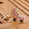 thumbnail image 5 of UDIYO Woman Rhinestone Roller Skates Pendant Keychain Key Ring Backpack Ornaments, 5 of 6