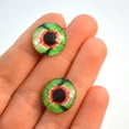 thumbnail image 2 of Green and Red Zombie Glass Eyes, 2 of 5