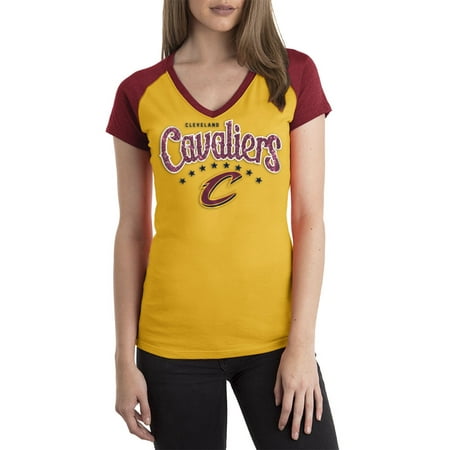 Cleveland Cavaliers Womens NBA Short Sleeve Biblend Jersey (Best Retro Nba Jerseys)