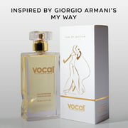 Vocal Fragrance Inspired by Giorgio Armani My Way Eau de Parfum For Women 2.5 FL. OZ. 75 ml. Vegan, Paraben & Phthalate Free Never Tested on Animals