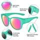 thumbnail image 5 of Gafas de sol URUMQI polarizadas UV400 para mujer, diseño sobre lentes, 5 of 7