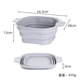 thumbnail image 2 of Folding Drains Basket Kitchen Sink Multi-functional Fruit And Vegetable Basket Fruit And Vegetable Basket Expansion Silicones Folding Filter Basket, 2 of 3