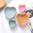 thumbnail image 5 of 4/7/9/10 Inch Cake Mold Flexible Silicone Heart Shape DIY Bread Baking Tray Mould, 5 of 5